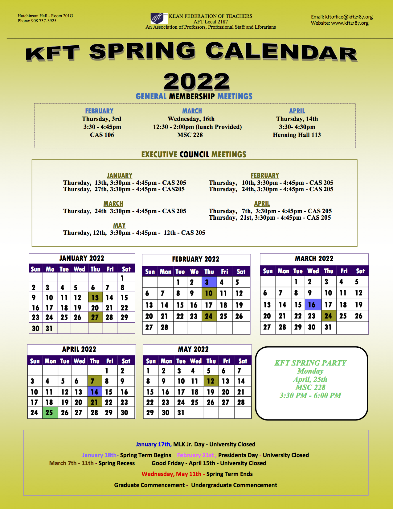 Kean Federation of Teachers Local 2187